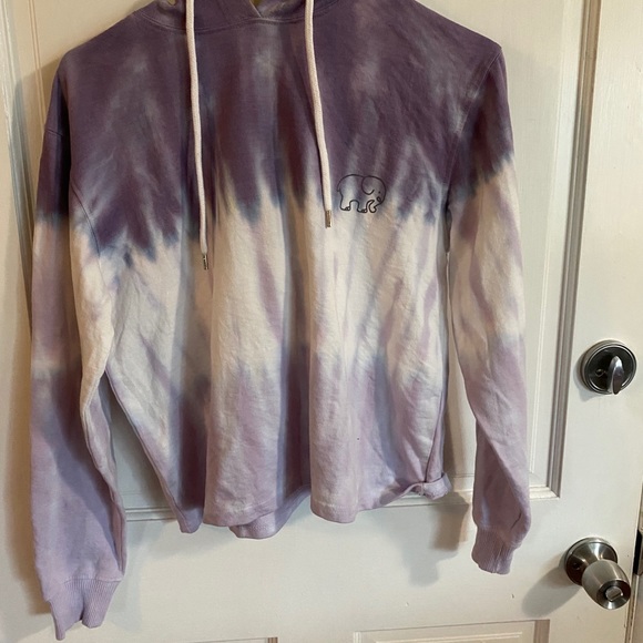 Women’s Medium Ivory Ella tie-dye hoodie - Picture 1 of 3